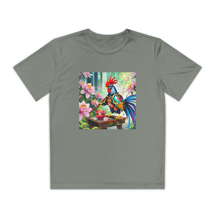 Cyberpunk Rooster Youth Competitor Tee