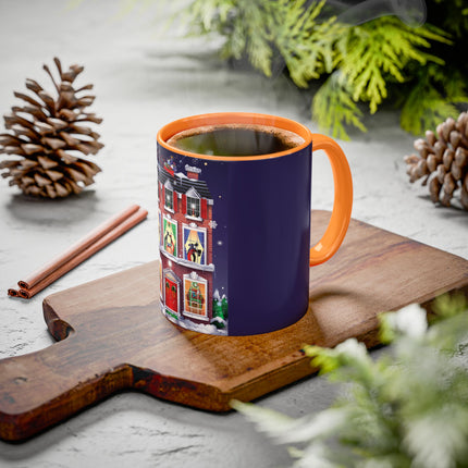 A Christmas Eve Celebration Colorful Mugs (11oz, 15oz)