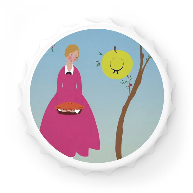 Apple Pie Day Bottle Opener – Whimsical Storybook Charm & Gentle Innocence