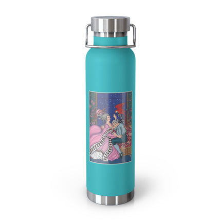 The Jealous Parrot by George Barbier Copper Vacuum Insulated Bottle, 22oz
