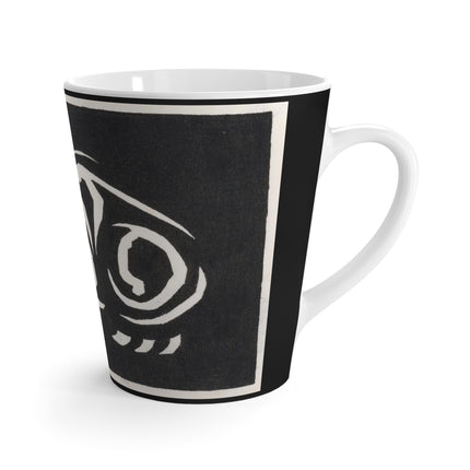 December (Cat Lying) by Anna Julia de Graag Latte Mug