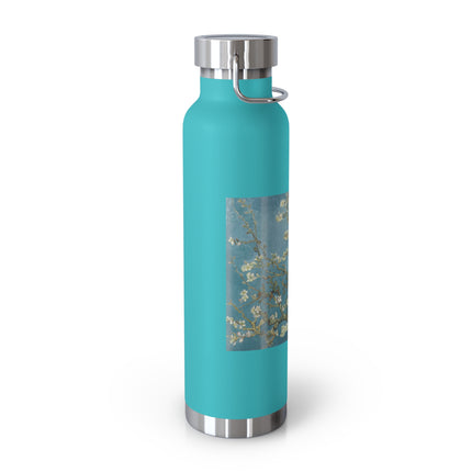 Almond Blossom by Vincent van Gogh Copper Vacuum Insulated Bottle, 22oz