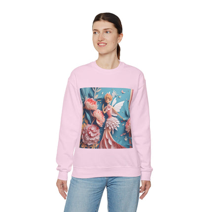 Peony Fairy Unisex Heavy Blend™ Crewneck Sweatshirt
