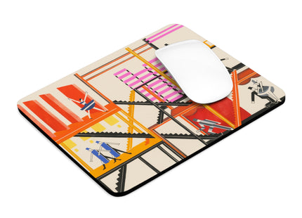 Maquettes de Théatre 4 by Alexandra Exter Mouse Pad, Round and Rectangle