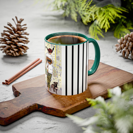 Wrapped in Elegance Colorful Mugs (11oz, 15oz)