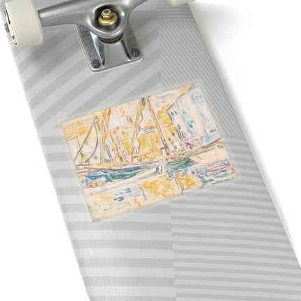 Saint-Tropez by Paul Signac Kiss-Cut Stickers (4 Sizes)