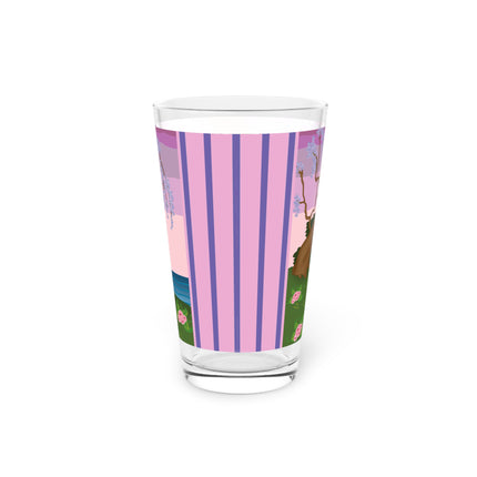 Elegance and Blooms Glass, 16oz