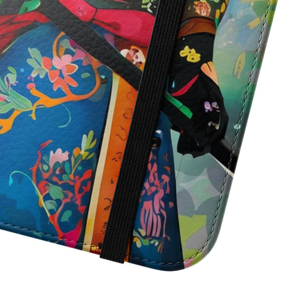 🦉⚔️ Cyberpunk Samurai Owl Flip Case – Neon Wisdom & Warrior Honor