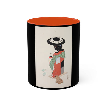Illustrations of Japanese Toys Pl.020 by Kawasaki Kyosen Colorful Mugs, 11oz