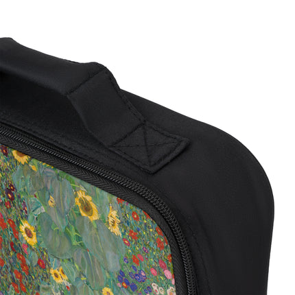 Farm Garden with Sunflowers by Gustav Klimt Lunch Bag