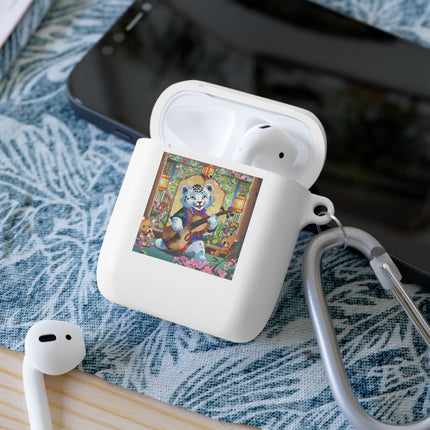 Melodies of the Snow Lion Cub AirPods Case Cover