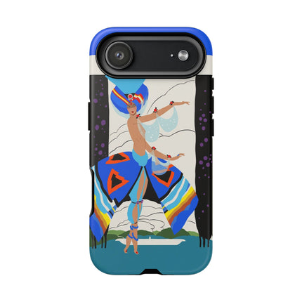 Exotic Dancer Phone Case – Vibrant Performance & Art Deco Flair