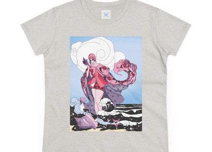 Goddess of the Swirling Sea Midweight Cotton Tee