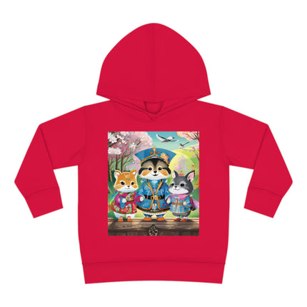 Fluffy Explorers Toddler Pullover Fleece Hoodie