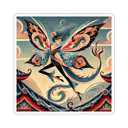 Dragon Fairy of the Temple Kiss-Cut Stickers (4 Sizes)