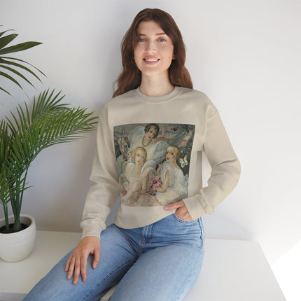 Les Femmes Fatales by Gerda Wegener Heavy Blend™ Crewneck Sweatshirt