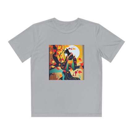 Black Cat in Kimono Youth Competitor Tee