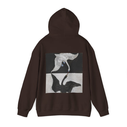 The Swan by Hilma af Klint Heavy Blend™ Hooded Sweatshirt