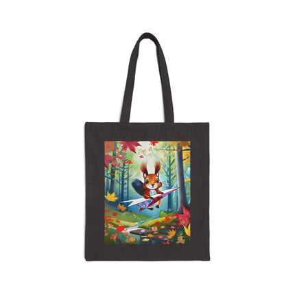 Acorn Aviator Cotton Canvas Tote Bag