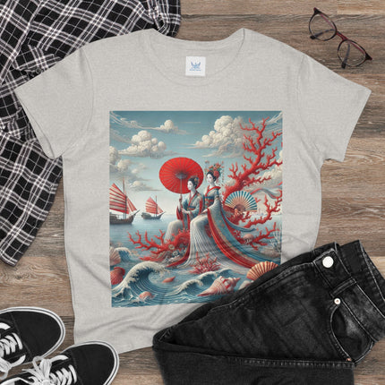 Ladies by the Quiet Sea Cotton Tee