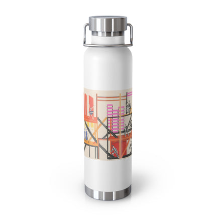 Maquettes de Théatre 4 by Alexandra Exter Copper Vacuum Insulated Bottle, 22oz