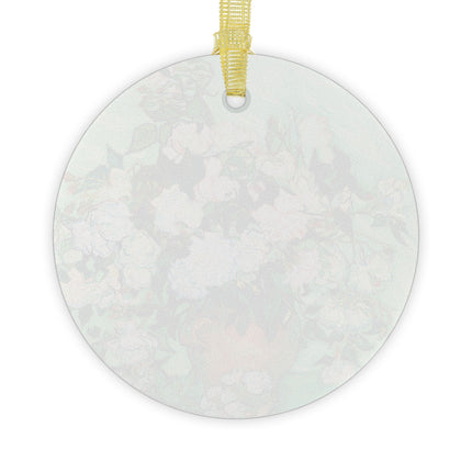Roses by Vincent Van Gogh Glass Ornament