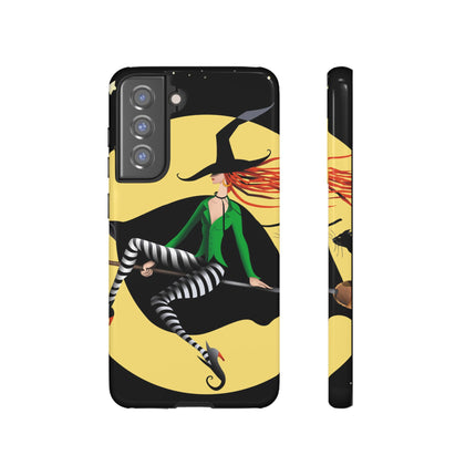 A Witch’s Moonlit Flight Phone Cases