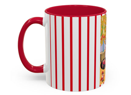 Art Deco Christmas Colorful Mugs (11oz, 15oz)