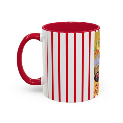 Art Deco Christmas Colorful Mugs (11oz, 15oz)
