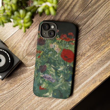 Poppies (A Study of Poppies for Carnation, Lily, Lily, Rose) by John Singer Sargent Phone Cases