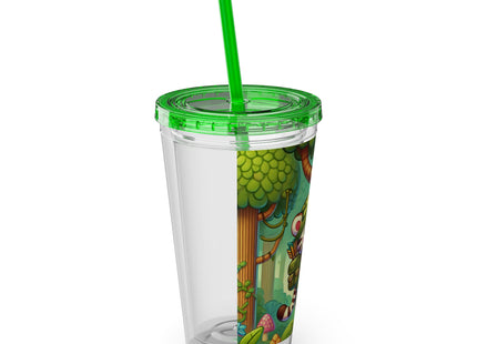 Stealthy Stripes Sunsplash Tumbler with Straw, 16oz