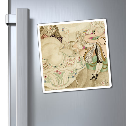 Sur talons rouges (On Red Heels) pl 01 by Gerda Wegener Magnets (3 Sizes)