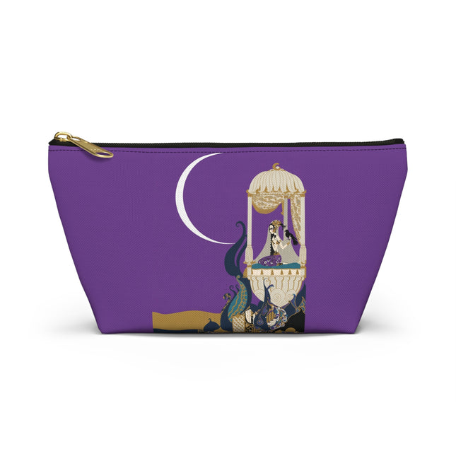 Moonlit Reverie Pavilion Cosmetic Bag – Art Deco Elegance & Mystical Serenity