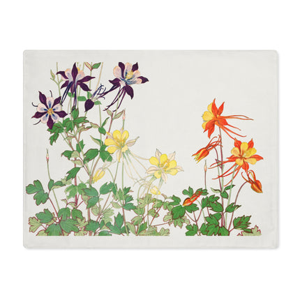 Aquilegia Flower by Tanigami Kônan Placemat, 1pc