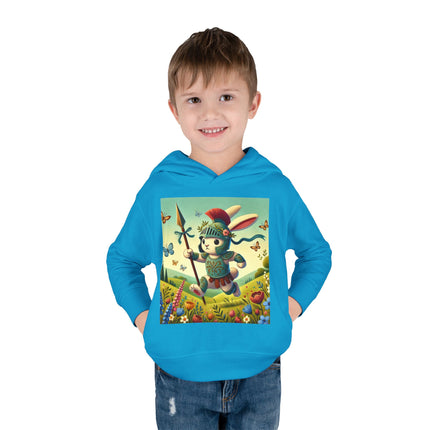 Rabbit Gladiator Toddler Pullover Fleece Hoodie