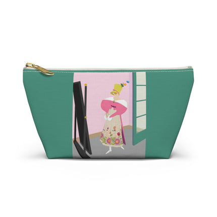 The Yellow Hat Cosmetic Bag – Whimsical 1920s Vogue Elegance