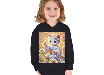 Daisy Chain Whimsy Toddler Pullover Fleece Hoodie