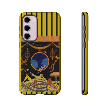 Falbalas et fanfreluches La paresse (Laziness) by George Barbier Phone Cases