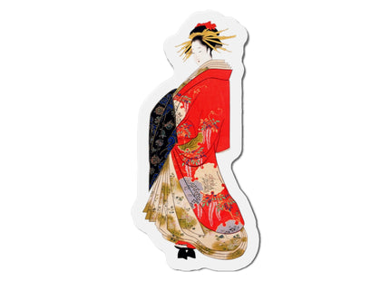 Japanese Woman by Hosoda Eishi Die-Cut Magnets (5 Sizes)