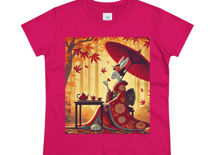 Theatrical Harvest Rabbit Women's Midweight Cotton Tee