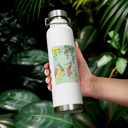 Moonlit Dance of Enchanting Fairies Copper Vacuum Insulated Bottle, 22 oz