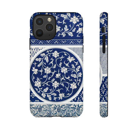 Blue Flower Pattern by Owen Jones Phone Cases