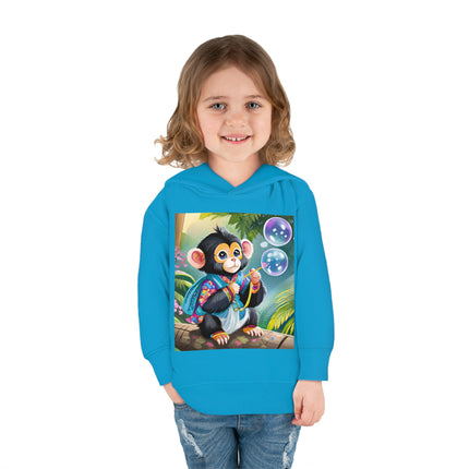 Bubble Magic in the Jungle Toddler Pullover Fleece Hoodie
