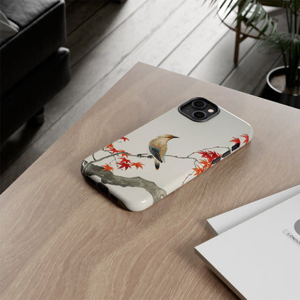 Japanese Bird on Maple by Ohara Koson Phone Cases