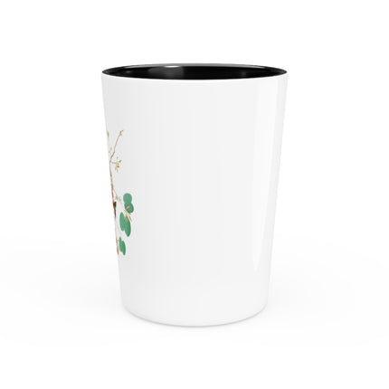 Orange-Headed Ground Thrush by Shaikh Zain al–Din Ceramic Shot Glass