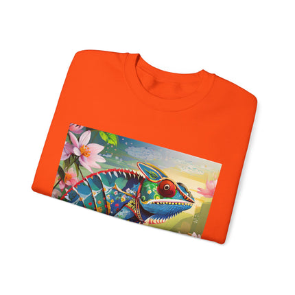 Camouflage Chameleon Unisex Heavy Blend™ Crewneck Sweatshirt