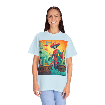Skeleton Crew of the Misty Seas Unisex Garment-Dyed T-shirt