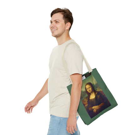 Mona Lisa by Leonardo da Vinci Tote Bag (AOP)