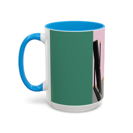 The Yellow Hat Colorful Mugs – 1920s Vogue Whimsy & Playful Elegance
