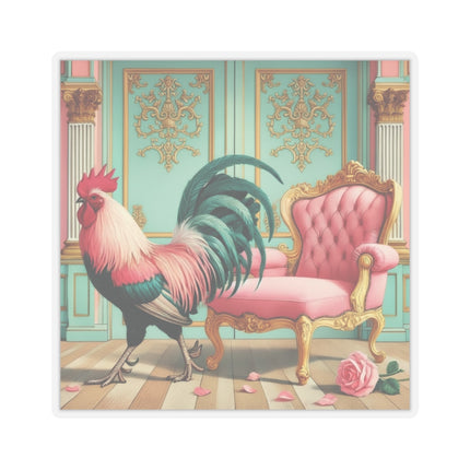 The Salon Rooster Kiss-Cut Stickers (4 Sizes)